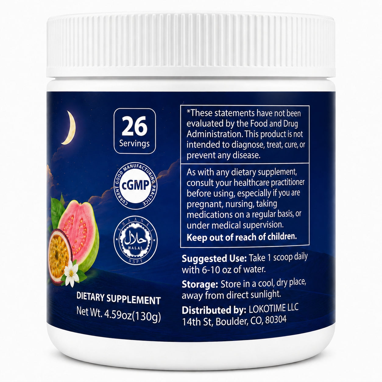 Urwyll Daily Calm Magnesium Drink Mix Powder
