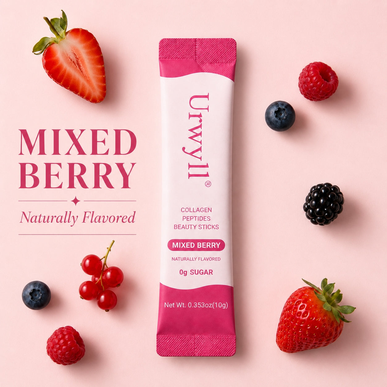 Urwyll Collagen Peptides Beauty Sticks