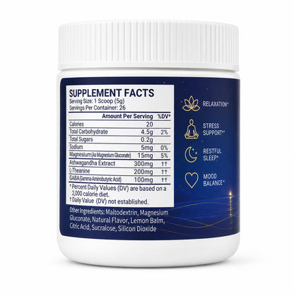 Urwyll Daily Calm Magnesium Drink Mix Powder
