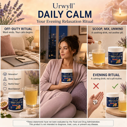Urwyll Daily Calm Magnesium Drink Mix Powder